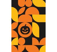Halloween Pattern Notebook - Festive Abstract Journal: Spooky Season Writing Pad | Matte Softcover | 60 Lined Pages | Premium White Paper | Creative Holiday Gift | Halloween Notepad