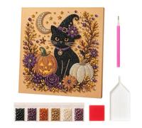 Halloween Pearl Art Kits for Adults Festive Home Wall Paintings Decor