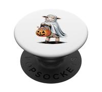 Halloween Pecora Fantasma Zucca Dolcetto Scherzetto PopSockets PopGrip Adesivo