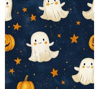 Halloween Pellicola Adesiva per Mobili Fantasma Zucca Stella Carta da Parati Rimovibile Autoadesiva Opaco Ispessita Wallpaper Impermeabile Decorativa Rullo Sticker per Cucina Armadio Porta 0.3x5 m