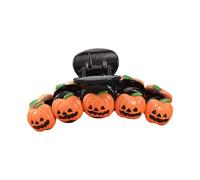 Halloween per capelli spessi | Zucca/diavolo gotico Anti -Slip Clips - Chiuso di capelli lunghi e spessi per capelli, graziosi fermagli per artigli SQ