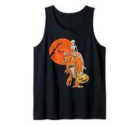 Halloween per Ragazzi Bambini Zucca Dinosauro Scheletro T-Rex Canotta