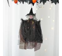 Halloween per streghe, decorazioni sospese lutto per alberi - ornamenti luminosi di Halloween, supporto inquietante della casa infestata per il soggiorno dalle pareti al di fuori del