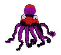 Halloween per Tricky Funny Head Cover Hat Crochet Hat Hat Uncinetto Complemento guardaroba Inverno Diario Cappello Di Lavoro, porpora, Taglia unica