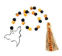 Halloween Perline Di Legno Corona Per La Testa Perline Decorazione Del Partito Dei Bambini Giocattoli Brace Corde Di Perline Per Porte