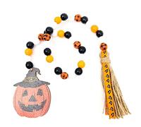 Halloween Perline Di Legno Corona Per La Testa Perline Decorazione Del Partito Dei Bambini Giocattoli Brace Corde Di Perline Per Porte