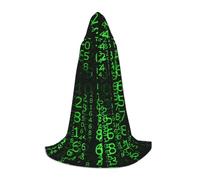 Halloween Piano Lunghezza Con Cappuccio Mantello Con Cappuccio Hacker Era Stampa Mantello Con Cappuccio Per Adolescenti