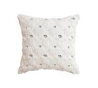 Halloween Pillow Covers, Couch Cushion Protectors, Washable Soft Fabric, 18x18x3.94 Inches Ghost Design, Outdoor Indoor Use, Porch, Workplace, Bedroom, Kitchen, Patio Decor
