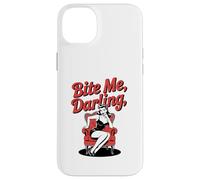 Halloween Pinup Ragazza Bite Me Darling Custodia per iPhone 14 Plus
