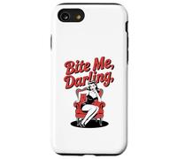 Halloween Pinup Ragazza Bite Me Darling Custodia per iPhone SE (2020) / 7/8