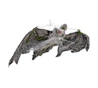 Halloween Pipistrelli, Realistici Pipistrelli Spaventosi Decorazione della Stanza, Decorazioni di Halloween Con Ragnatela E Fibra di Cotone Per Giardino Esterno Patio Casa Infestata Decorazione