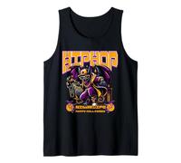 Halloween Pipistrello Stile Rap Notte Urbana Spaventosa Canotta