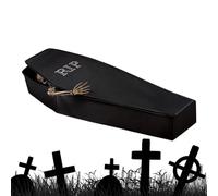 Halloween Pop Up Coffin - 60 pollici Decorazione Halloween Prop Halloween Coffin, Halloween Pop-Up Coffin Coffin Decoration, Vita - RIP Cercot Decoration Foldable Ghost Coffin Prop Spaventoso