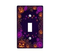 Halloween Pozione Magica Zucche Jack-o'-Lanterna Toggle Interruttore | Bottiglie di pozioni luminose, simboli runici mistici, estetica dark fantasy, decorazione stagionale autunnale