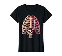 Halloween Pregnancy Funny Baby Skeleton Expecting Mom Gift Maglietta