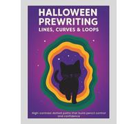 Halloween Prewriting: Lines, Curves & Loops: 30 Tracing Pages for Ages 3-5 - Pencil Control Made Fun