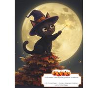 Halloween Primary Composition Notebook: K-2 • Picture Space + Primary Ruled with Midline • 8.5 × 11 in • 110 Pages