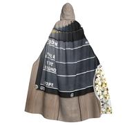 Halloween Primavera Girasoli Retro Stampa Fiori Con Cappuccio Mantello | Strega Capa Decorativo Comfort Jedi Mago Mago Festa Pasqua Carnevale Comico Hobbit Unisex Natale