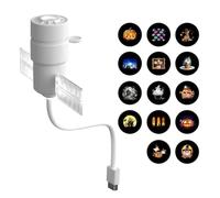 Halloween Projector Hologram - Rotating Dynamic Lamp, with Motion Effects | Hologram Halloween Scary Projector for Holiday Haunt House Garden Porch Bathroom Bedroom Ceiling
