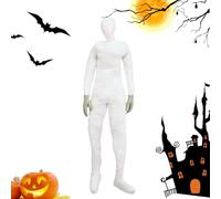 Halloween Prop - Life Size Dimensioni spettrate decorazioni per il manichino per case infestate da cortile per le stanze del palcoscenico con braccia pieghevoli e dettagli realistici per even