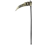 Halloween Prop Skull Head Design Falce Teschio di plastica Grim Skull Halloween