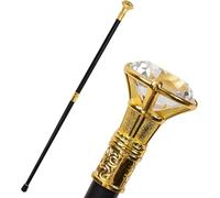 Halloween Prop Stick Pimp Cane, alla Moda E Solidale Oro Diamante Gentleman Cane, A