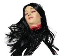 Halloween Props Testa realistica Spaventosa con Capelli Lunghi in Lattice sospeso Cose spaventose Tagliate Le Decorazioni di Halloween per la Festa infestata