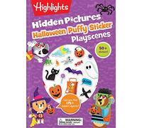 Halloween Puffy Sticker Playscenes: 50+ Stickers! Can You Find 175+ Hidden Objects?