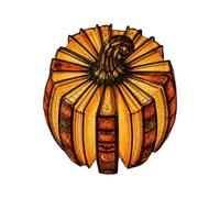 Halloween Pumpkin Book Light - Indoor Table Decor - Seasonal Decor Lamp