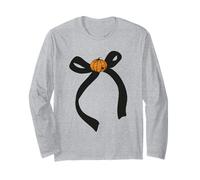 Halloween Pumpkin Bow Maglia a Manica