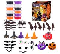 Halloween Pumpkin Clay | Kids Craft Impasto | Kit di Modellazione Creativa per Idee per Decorazioni per Feste | Forniture per Giocatori Fai -da -Te per Le attività per Bambini per Bambini Eventi