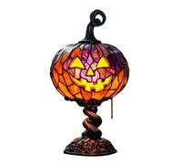 Halloween Pumpkin - Decorative Table Lamp, Pumpkin Nightstand Light With Wa