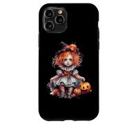 Halloween Pumpkin Doll Cute Spooky Witch Custodia per iPhone 11 Pro