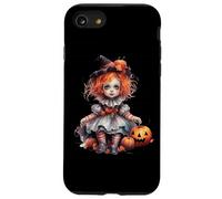 Halloween Pumpkin Doll Cute Spooky Witch Custodia per iPhone SE (2020) / 7/8