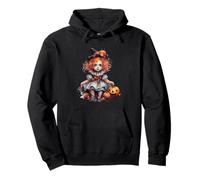 Halloween Pumpkin Doll Cute Spooky Witch Felpa con Cappuccio