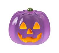 Halloween Pumpkin, Glow in the Dark Figurine, 2x2x1.6cm/0.79x0.63 Inches Resin Craft Ornament, Festive Decorative Accent for Tabletop Garden Desk Holiday Display Environmentally Friendly Resins