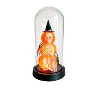 Halloween Pumpkin Lamp - PVC Skull Table Decoration | Battery Powered LED