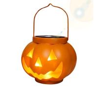 Halloween Pumpkin Lantern - Metal Solar Light | Outdoor Decor