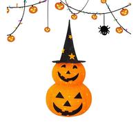 Halloween Pumpkin Light, Battery-Operated LED Night Lamp with Top Hat, 8 Lighting Mode Fall Decoration for Bedroom, Yard, Indoor Thanksgiving Party, Autumn Events, and Holiday Display