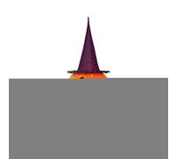 Halloween Pumpkin Light, Battery Operated Pumpkin Night Lamp, LED Top Hat Design, 8 Lighting Modes for Thanksgiving, Fall, Bedroom, Yard, Indoor, Party Decor, 34.5x4.5x44.8cm