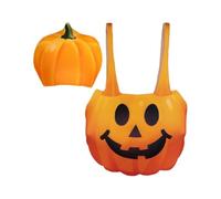 Halloween Pumpkin Outfit - Cosplay Overall Clothes with Hat, Pumpkin Design