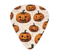 Halloween Pumpkin Plettri per chitarra, set da 12 pezzi, tre diversi spessori per chitarra elettrica acustica e altri strumenti