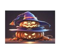Halloween Pumpkin Puzzle Games for Adults E Bambini - for Creativity And Mindfulness - Challenging Jigsaw Puzzles 1000 Pezzi for Family （75×50cm）