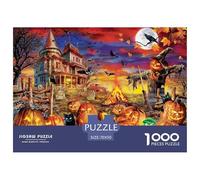 Halloween Pumpkin Scene Pezzi Struttura Solida Perfetto Per Rafforzare Capacità Di Problem Solving E Godersi Il Tempo Libero 70x50cm/1000pcs