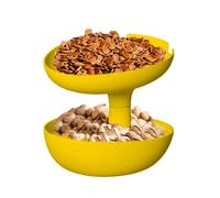 Halloween Pumpkin Snack Bowl - Detachable Pumpkin Shape Treat Organizer with Double Layer Storage Design | Multi Functional Snack Serving Bowl with Phone Holder and Vase Function for Halloween Party