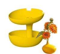 Halloween Pumpkin Snack Bowl - Layer Treat Holder Structure | Portable Serving Dish | Festive Pumpkin Design | Holiday Gathering Theme, Hidden Vase Option Feature, Functional Bedroom