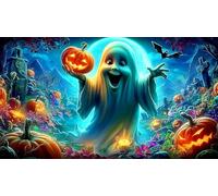 Halloween pumpkin spirits Puzzle 1000 pezzi per adulti - Gioco estremamente difficile & Stimolante Idea regalo perfetta 38x52/1000pcs