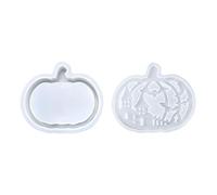Halloween Pumpkin Tealight Holder Silicone Mold For Resin Epoxy Casting | Silicone Pumpkin Mold Creates Hollow Tealight Holder Shapes For Resin Epoxy Or Plaster Crafts And Requires A Separate LED