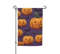 Halloween Pumpkin1 Stampa 30,5 x 45,7 cm Floreale Giardino Bandiera Tutte Le Stagioni Outdoor Yard Decor Spessa Per Prati Bandiera