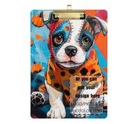 Halloween Puppy Memphis Art Style Personalizza Clinica Appunti Infermieristica Acrilico Carino per Studenti Ragazze Bambini Insegnante Appunti Dimensioni 9 x 12